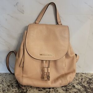 Michael Kors Pink Leather Backpack